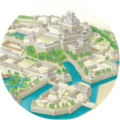 姫路城内郭内復元鳥瞰図